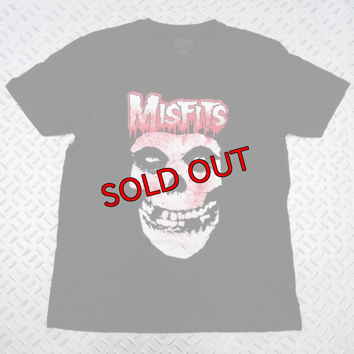 画像1: オフィシャル バンドTシャツ：ミスフィッツ MISFITS Blood Drip Skullブラック (1)