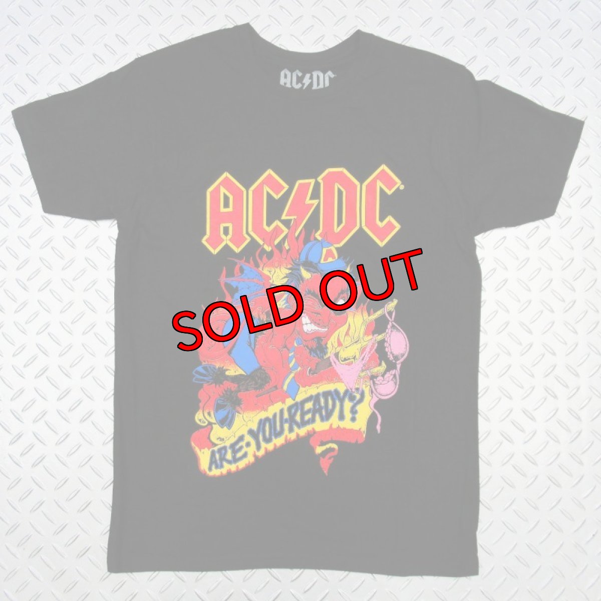 画像1: オフィシャル バンドTシャツ：AC/DC Are You Ready? ブラック (1)