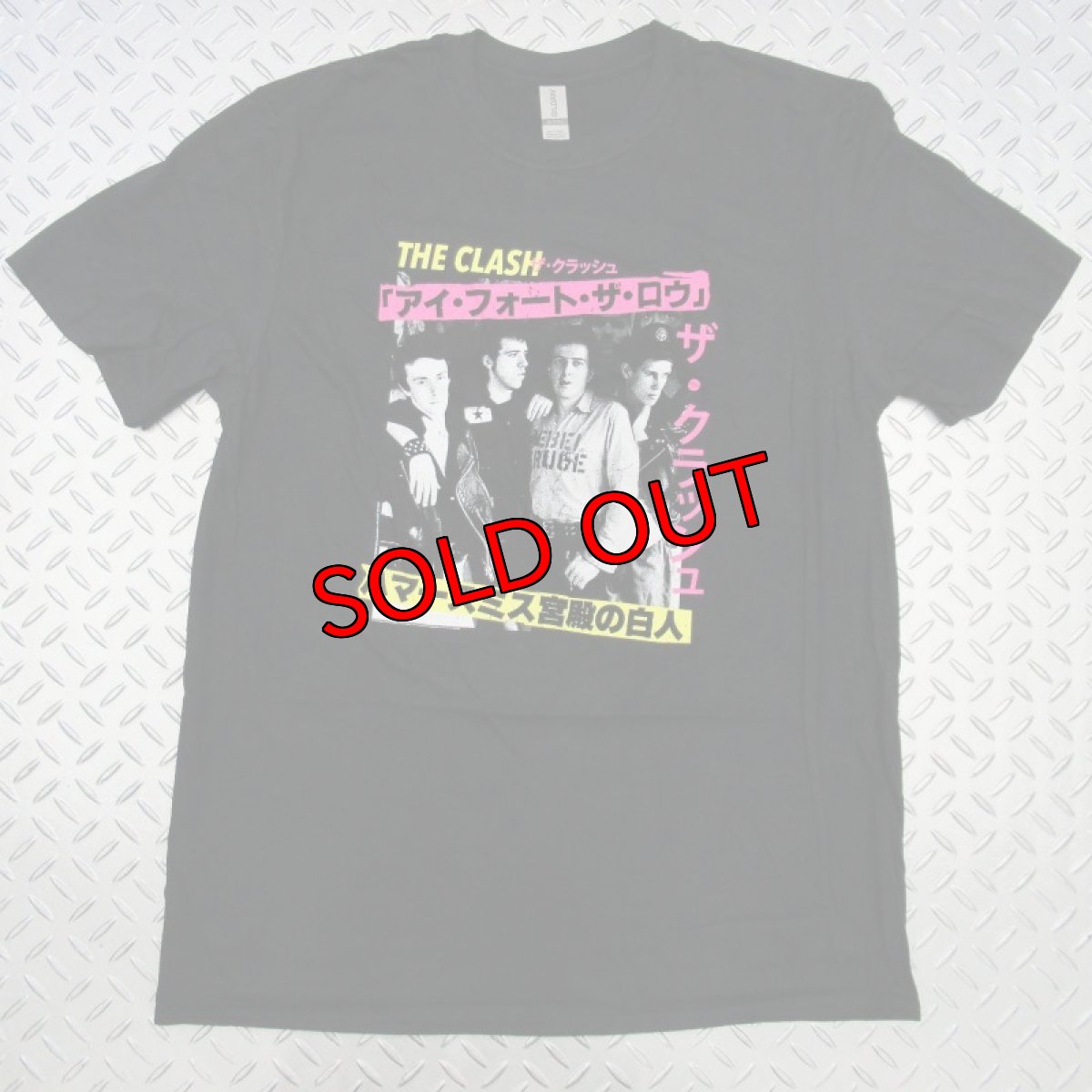 画像1: オフィシャル バンドTシャツ：クラッシュ THE CLASH London Calling Japan Photo ブラック (1)