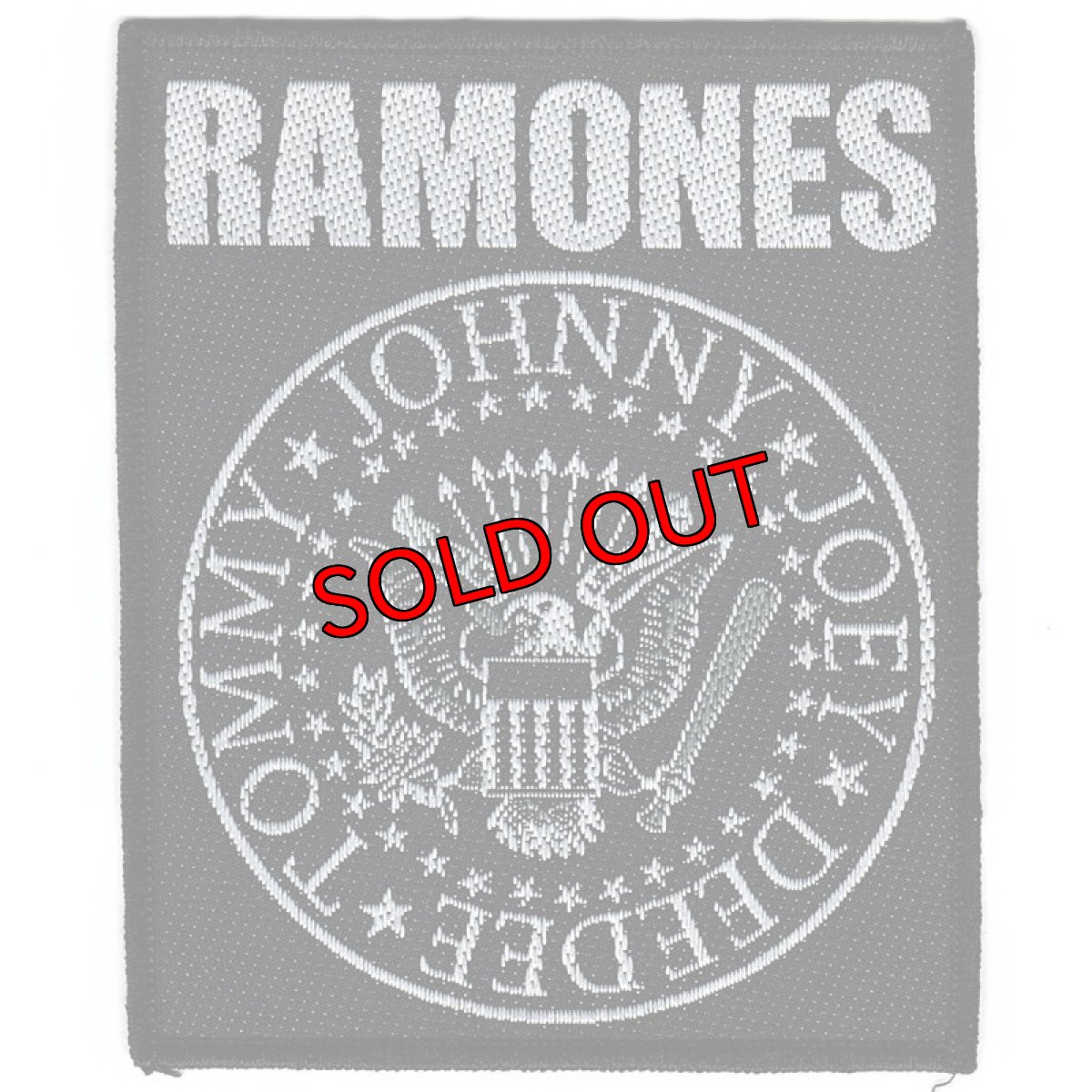 画像1: 【再入荷】オフィシャル バンド ワッペン：RAMONES Classic Seal (1)