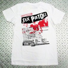 画像1: オフィシャル バンドTシャツ：SEX PISTOLS Filthy Lucre Japan ホワイト (1)