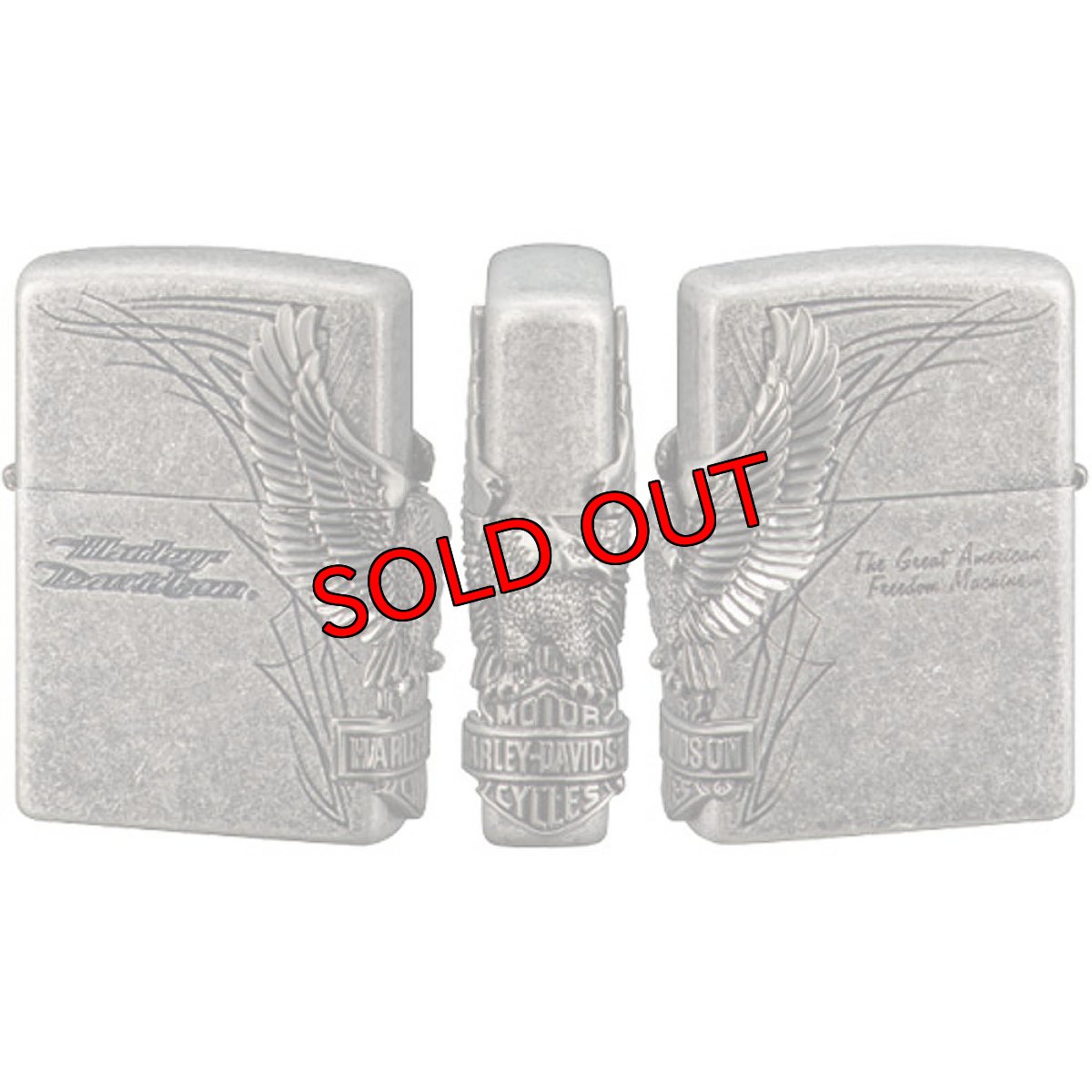 画像1: 【再入荷】Zippo ジッポーライター：HARLEY-DAVIDSON Japan 限定モデル HDP-65 サイドメタル (1)
