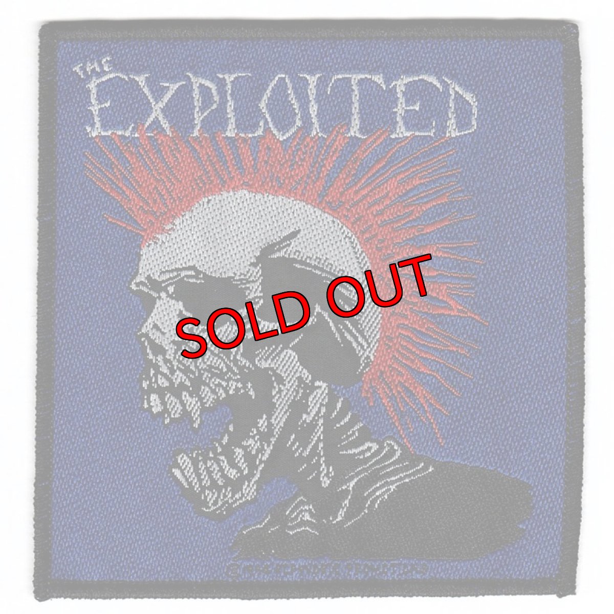 画像1: 【再入荷】オフィシャル バンド ワッペン：エクスプロイテッド THE EXPLOITED Mohican (1)