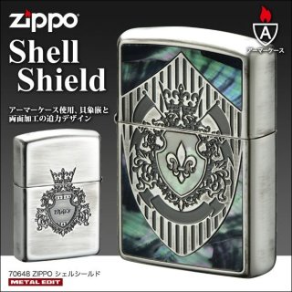 再入荷】Zippoジッポーライター：シェルウイングInlay アーマーケース