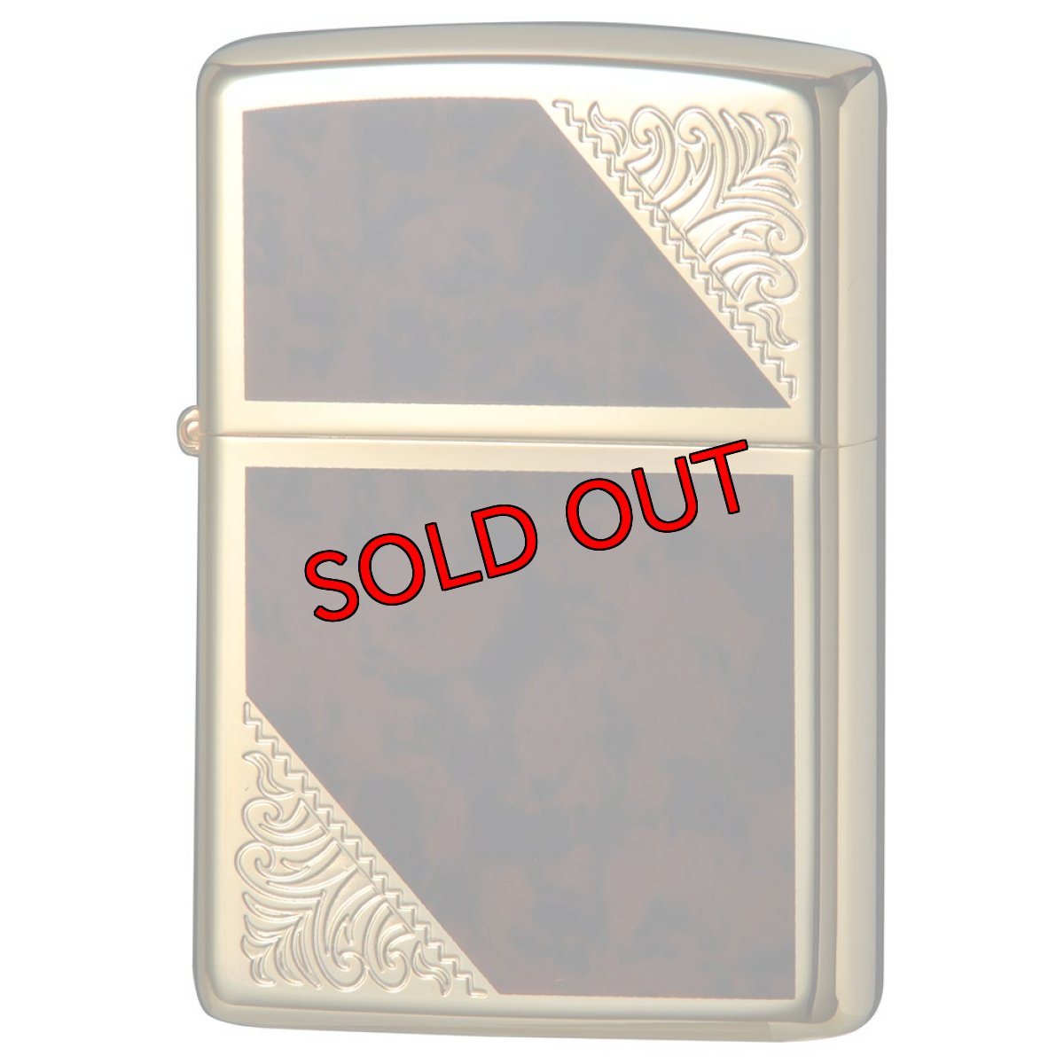 画像1: Zippo ジッポーライター：ベネチアン デザイン 2GW-BM ゴールド ブラウン (1)