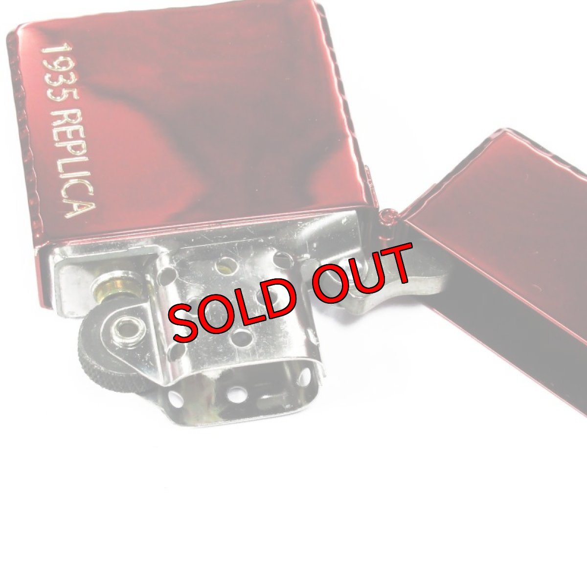 画像3: Zippo ジッポーライター：1935レプリカ シンプルロゴ RDG レッド 赤 (3)