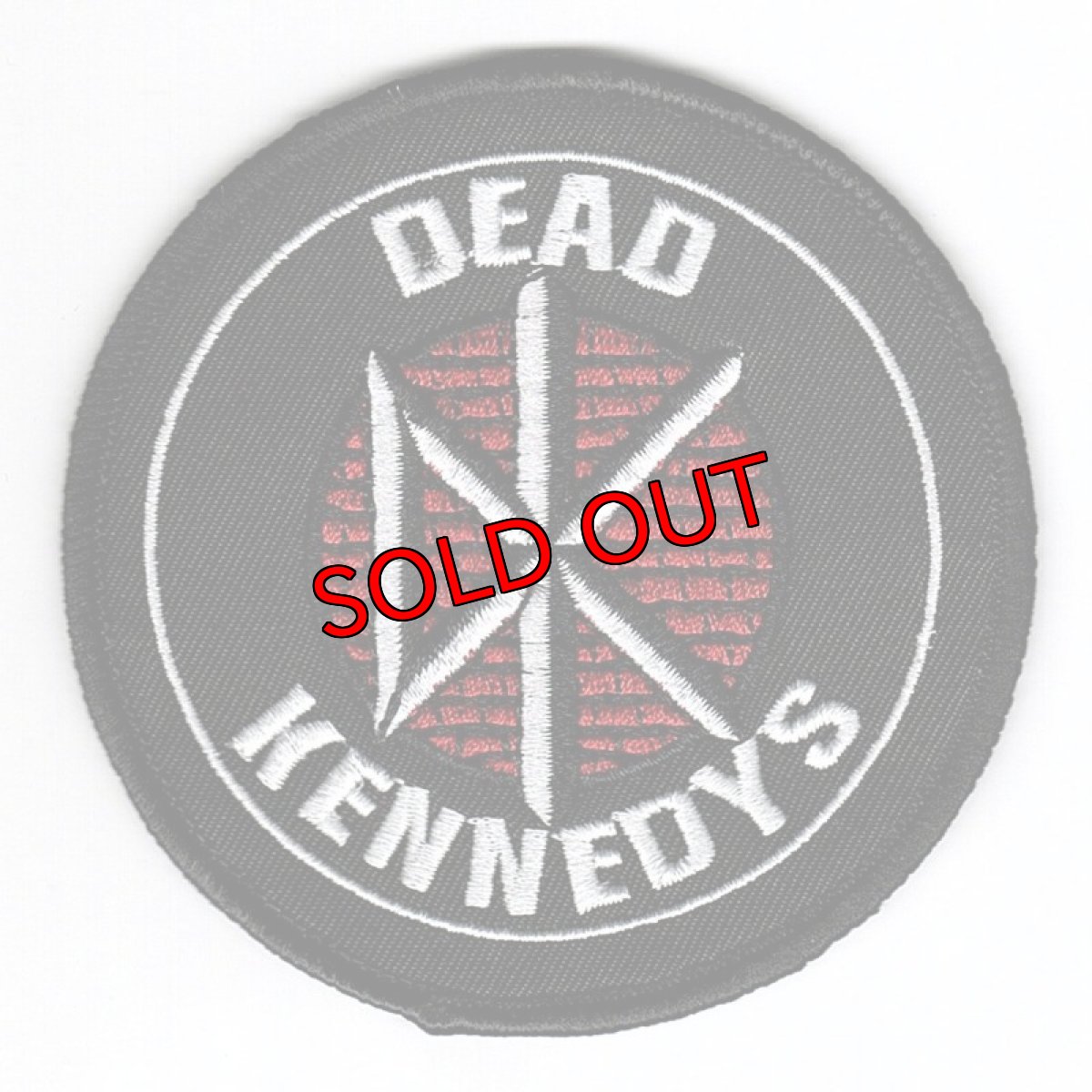 画像1: 【再入荷】オフィシャル バンド ワッペン：デッドケネディーズ DEAD KENNEDYS Circle Logo (1)