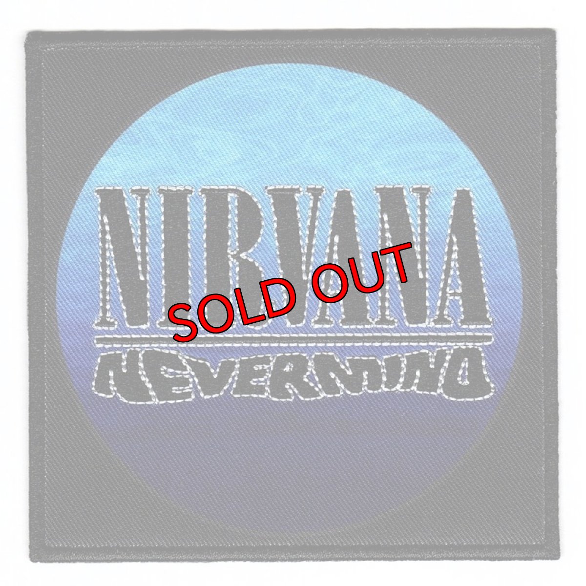 画像1: オフィシャル バンド ワッペン：ニルヴァーナ NIRVANA Nevermind Wavy Logo (1)