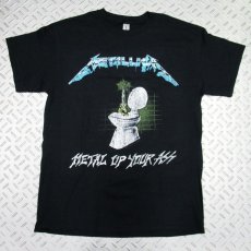 画像1: オフィシャル バンドTシャツ：METALLICA Metal Up Your Ass ブラック (1)