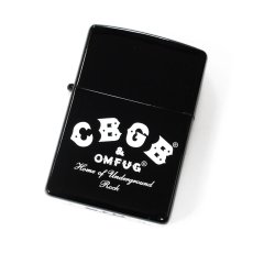 画像1: 【デッドストック】Zippoジッポーライター：CBGB & OMFUG ロゴ ブラック (1)