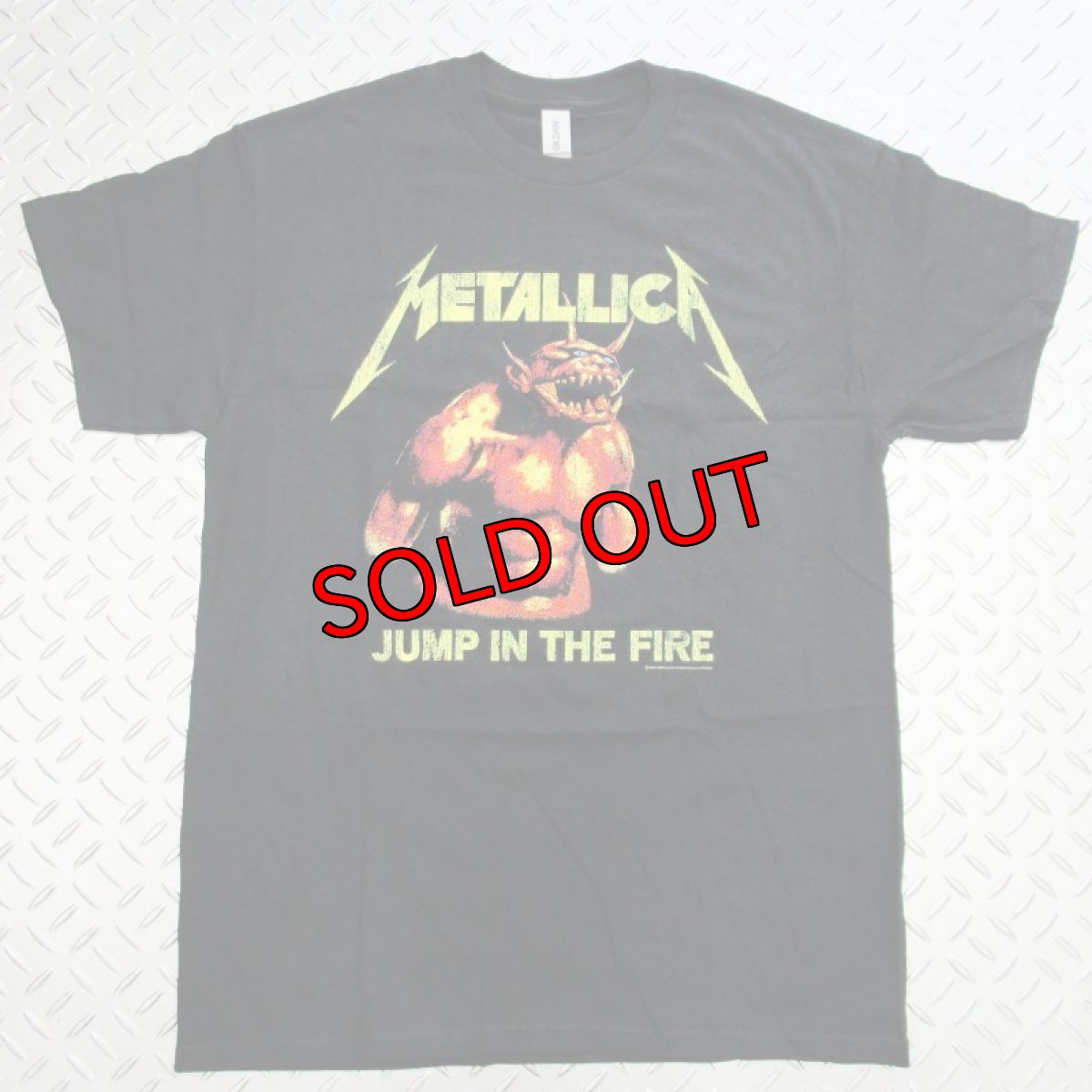 画像1: オフィシャル バンドTシャツ：メタリカ METALLICA Jump In The Fire Vintage ブラック (1)