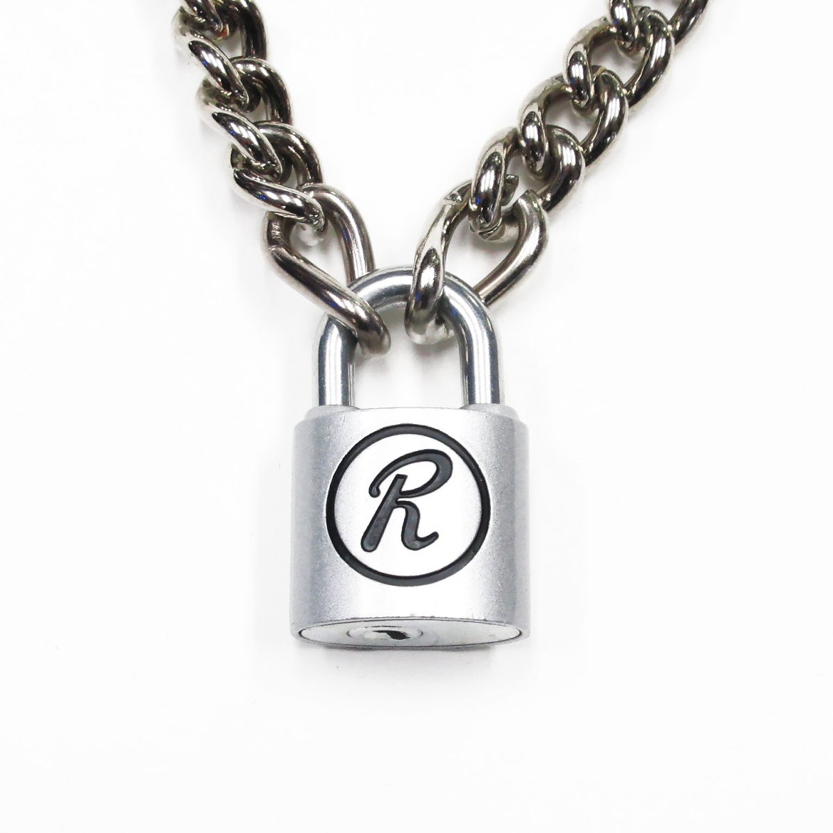 画像1: 【再入荷】パンク ロック系 パドロック ネックレス チョーカー (1)