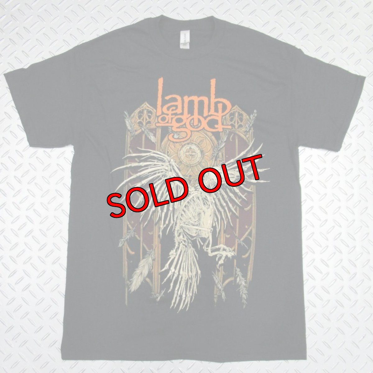 画像1: オフィシャル バンドTシャツ：ラムオブゴッド LAMB OF GOD Crow ブラック (1)