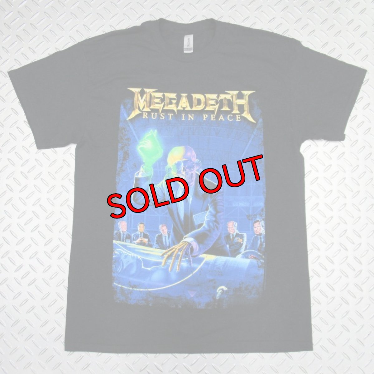 画像1: 【再入荷】オフィシャル バンドTシャツ：メガデス MEGADETH Rust In Peace 30th Anniversary ブラック (1)