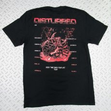 画像2: オフィシャル バンドTシャツ：DISTURBED European Tour '23 Medallion ブラック (2)