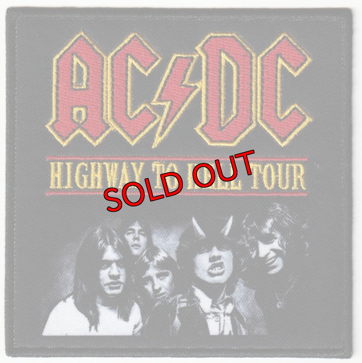 画像1: オフィシャル バンド ワッペン：AC/DC Highway To Hell Tour (1)
