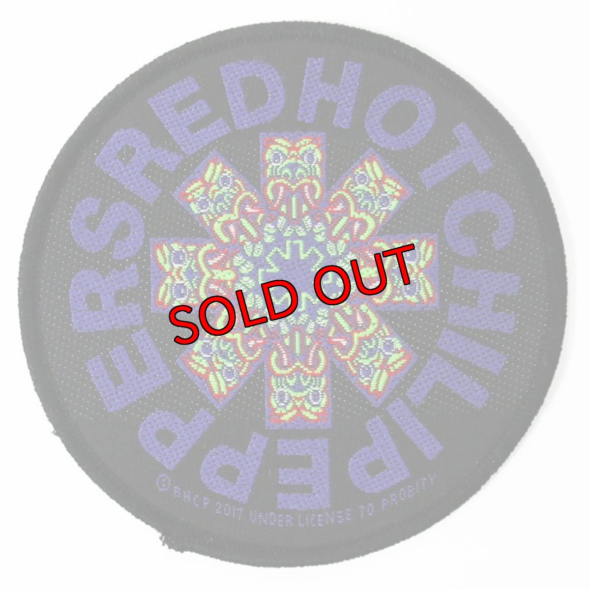 画像1: 【再入荷】オフィシャル バンド ワッペン：レッドホットチリペッパーズ RED HOT CHILI PEPPERS Totem (1)