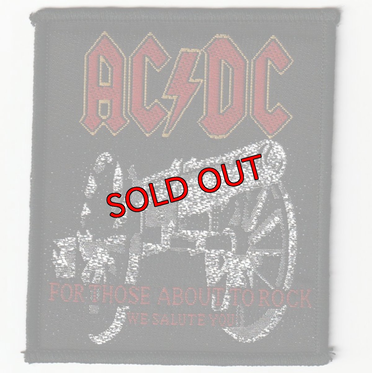 画像1: オフィシャル バンド ワッペン：AC/DC For those about to Rock (1)