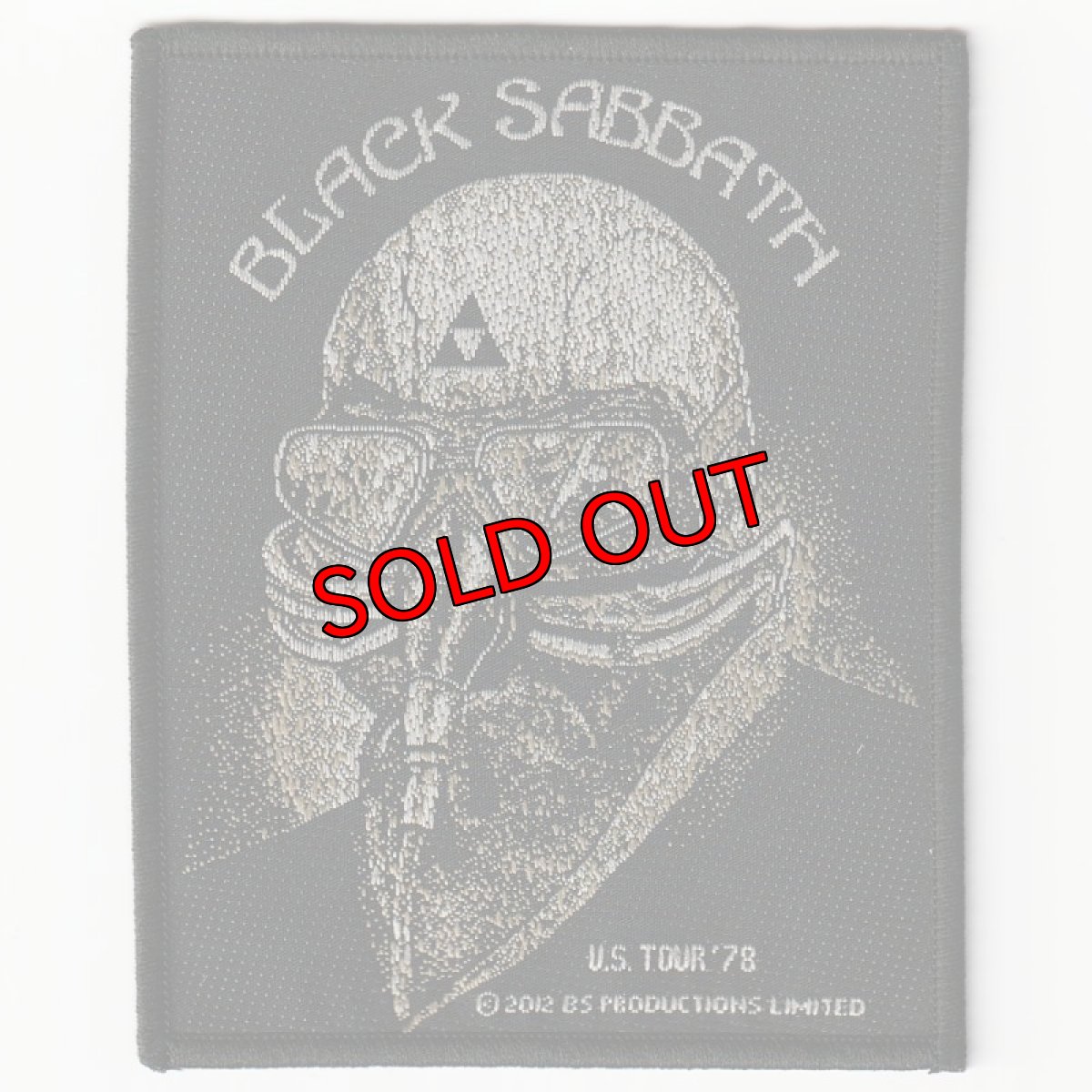 画像1: 【再入荷】オフィシャル バンド ワッペン：ブラックサバス BLACK SABBATH US Tour 1978 (1)