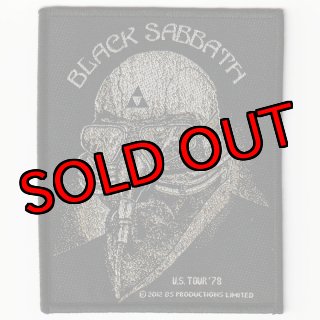 再入荷】オフィシャル バンド ワッペン：ブラックサバス BLACK