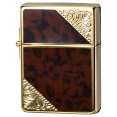 画像1: Zippo ジッポーライター：1935レプリカ ベネチアンデザイン 1935GW-BW ゴールド 金 (1)