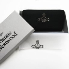 画像5: Vivienne Westwood ラウンドファスナー ウォレット SAFFIANO ブラック 51050003-322382 [並行輸入品]  (5)