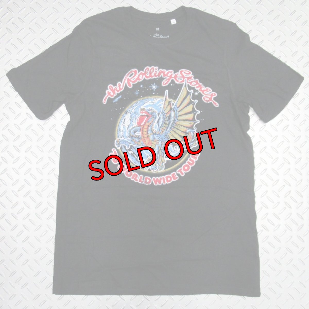 画像1: オフィシャル バンドTシャツ：ローリングストーンズ ROLLING STONES Dragon '78 ブラック (1)