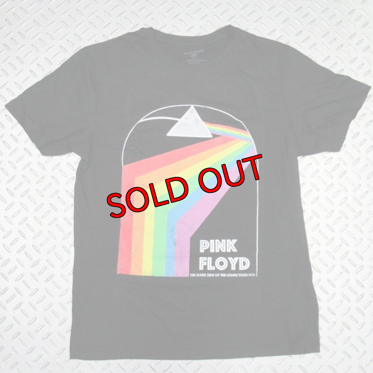 画像1: オフィシャル バンドTシャツ：ピンクフロイド PINK FLOYD Dark Side of the Moon 1972 Tour ブラック (1)