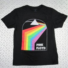 画像1: オフィシャル バンドTシャツ：ピンクフロイド PINK FLOYD Dark Side of the Moon 1972 Tour ブラック (1)