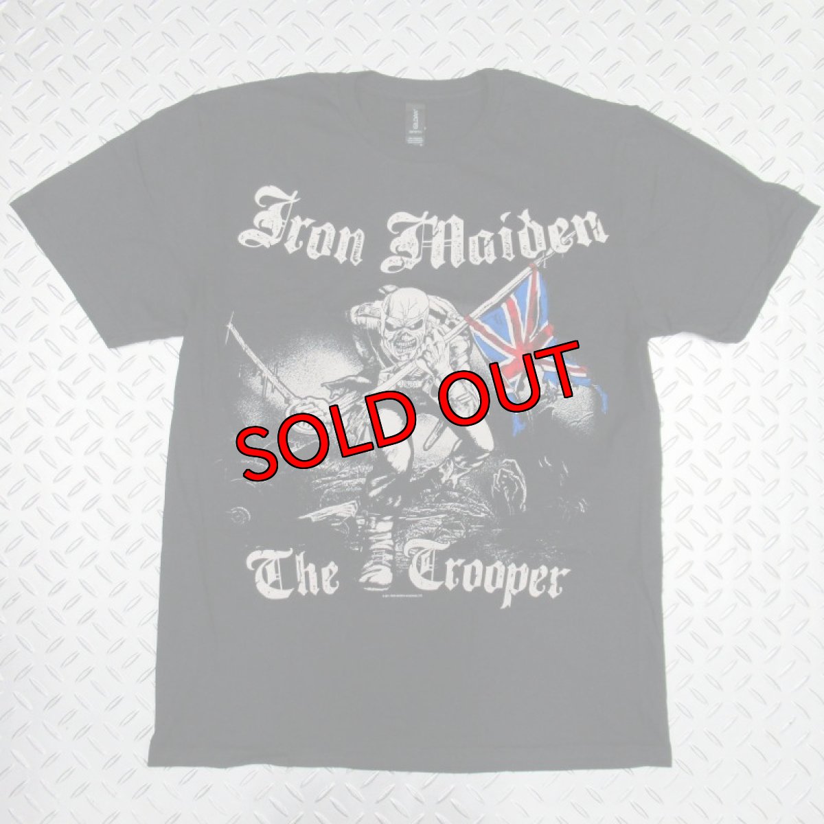 画像1: 【再入荷】オフィシャル バンドTシャツ：アイアンメイデン IRON MAIDEN Sketched Trooper ブラック (1)