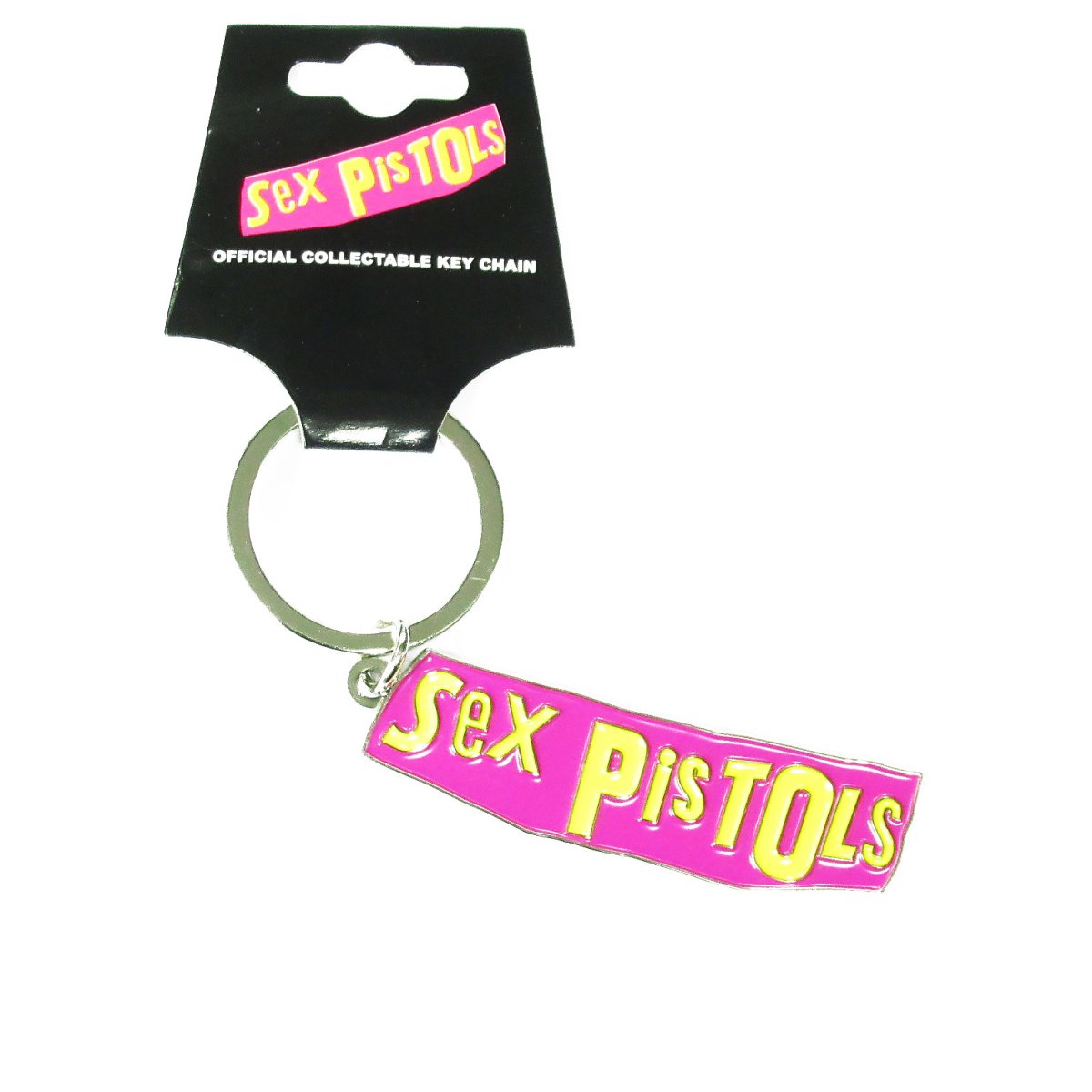 画像1: 【再入荷】オフィシャル バンドキーホルダー：セックスピストルズ SEX PISTOLS Classic Logo #2 (1)