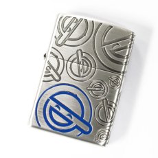 画像1: 【再入荷】Zippo ジッポーライター：攻殻機動隊 S.A.C 笑い男 シルバー 銀 (1)