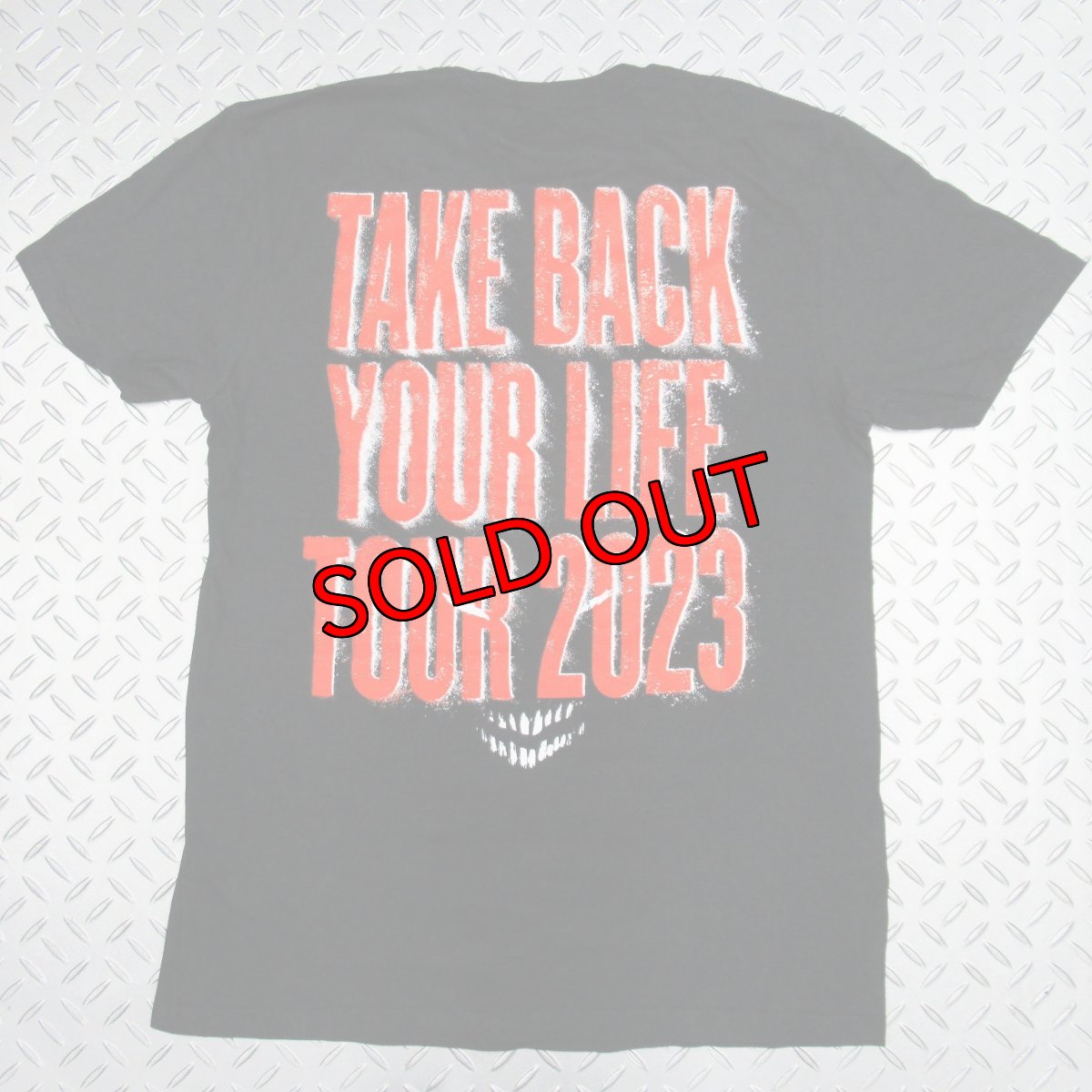 画像2: オフィシャル バンドTシャツ：ディスターブド DISTURBED European Tour '23 Take Back ブラック (2)