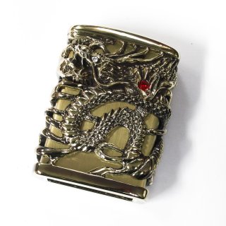 再入荷】Zippoジッポーライター：フルメタルジャケット 天龍 ドラゴン シルバー