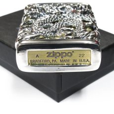 画像7: 【再入荷】Zippoジッポーライター：フルメタルジャケット 天龍 ドラゴン シルバー (7)