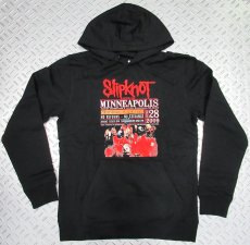 画像1: オフィシャル バンドパーカー：SLIPKNOT Minneapolis '09 ブラック (1)