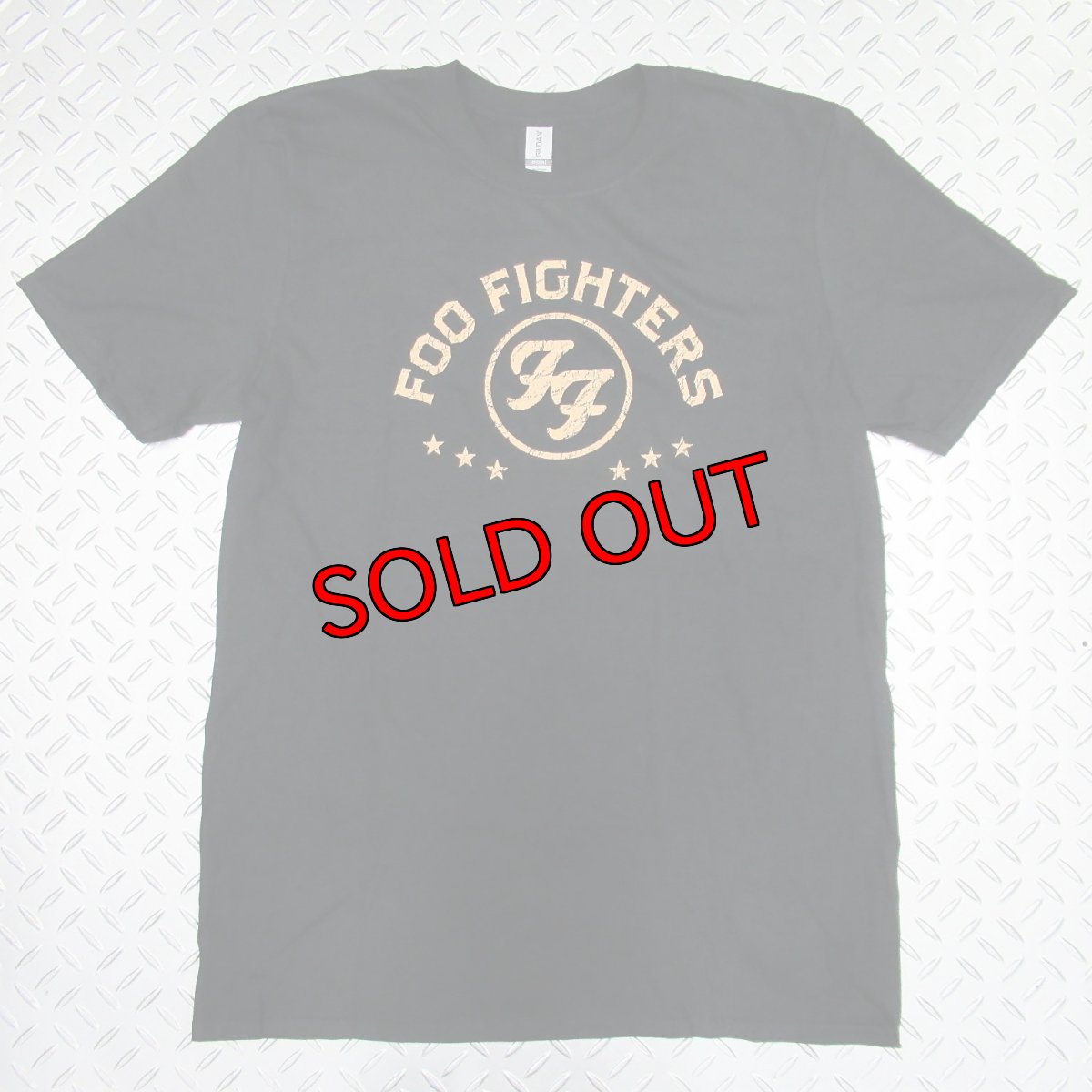 画像1: オフィシャル バンドTシャツ：フーファイターズ FOO FIGHTERS Arched Stars ブラック (1)