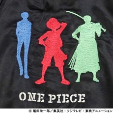 画像7: 【送料無料】ワンピース x スイッチプランニング ルフィ・ゾロ・サンジ刺繍 スカジャン (7)