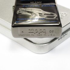 画像4: Zippoジッポーライター：湾岸ミッドナイト ブラックバード ポルシェ911ターボ 2002年製 (4)