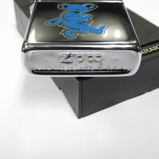 画像4: 【デッドストック】Zippoジッポーライター：グレイトフルデッド デッドベア ブルー クロームミラー  1992年製 (4)