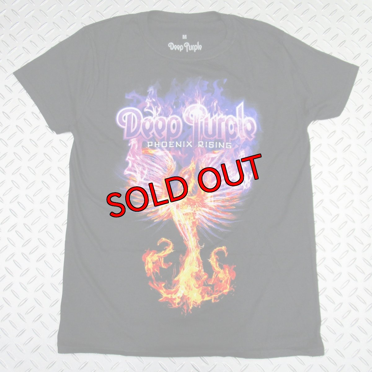 画像1: オフィシャル バンドTシャツ：ディープパープル DEEP PURPLE Pheonix Rising ブラック (1)