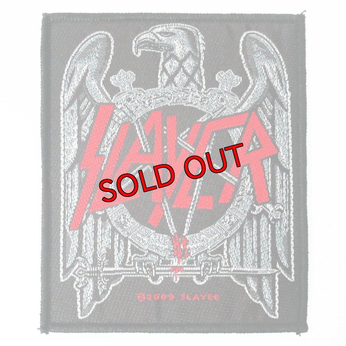 画像1: 【再入荷】オフィシャル バンド ワッペン：スレイヤー SLAYER Black Eagle (1)