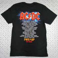 画像2: オフィシャル バンドTシャツ：AC/DC Guitar PWR-UP EU Tour '24 ブラック (2)