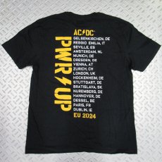 画像2: オフィシャル バンドTシャツ：AC/DC Angus Triangle PWR-UP EU Tour '24 ブラック (2)