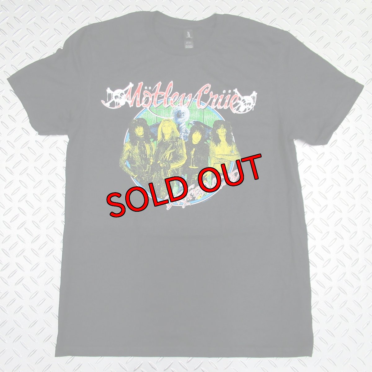 画像1: オフィシャル バンドTシャツ：モトリークルー MOTLEY CRUE Dr Feelgood Circle Photo ブラック (1)