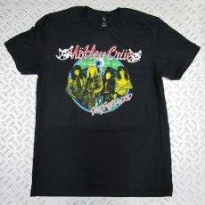 画像1: オフィシャル バンドTシャツ：モトリークルー MOTLEY CRUE Dr Feelgood Circle Photo ブラック (1)