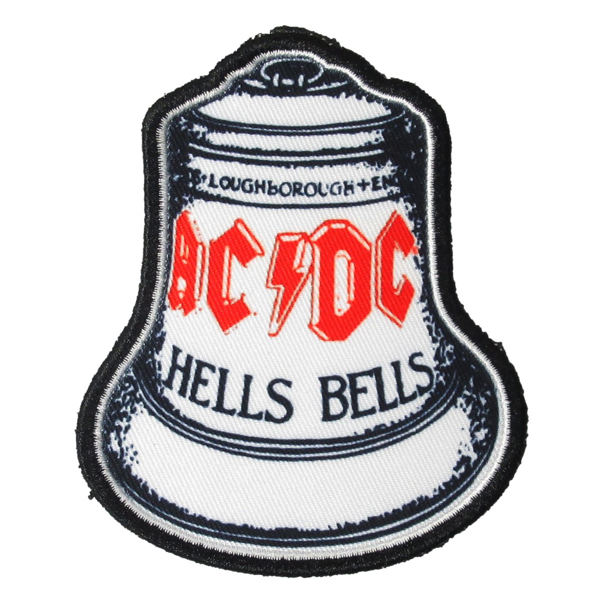 画像1: オフィシャル バンド ワッペン：AC/DC Hells Bells White (1)