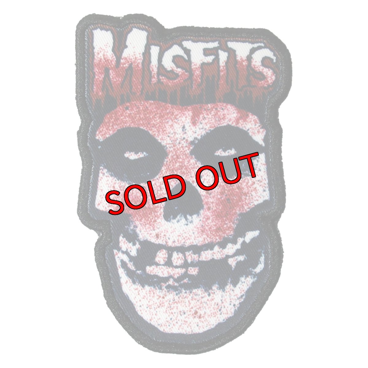 画像1: 【再入荷】オフィシャル バンド ワッペン：ミスフィッツ MISFITS Blood Drip Skull (1)