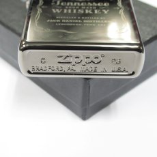 画像5: Zippo ジッポーライター：ジャックダニエル US 49320 4面マルチレザー彫刻 ブラックアイス (5)