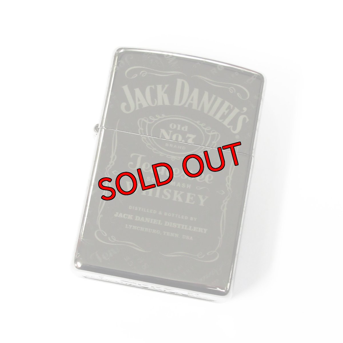 画像1: 【再入荷】Zippo ジッポーライター：ジャックダニエル US 49320 4面マルチレザー彫刻 ブラックアイス (1)